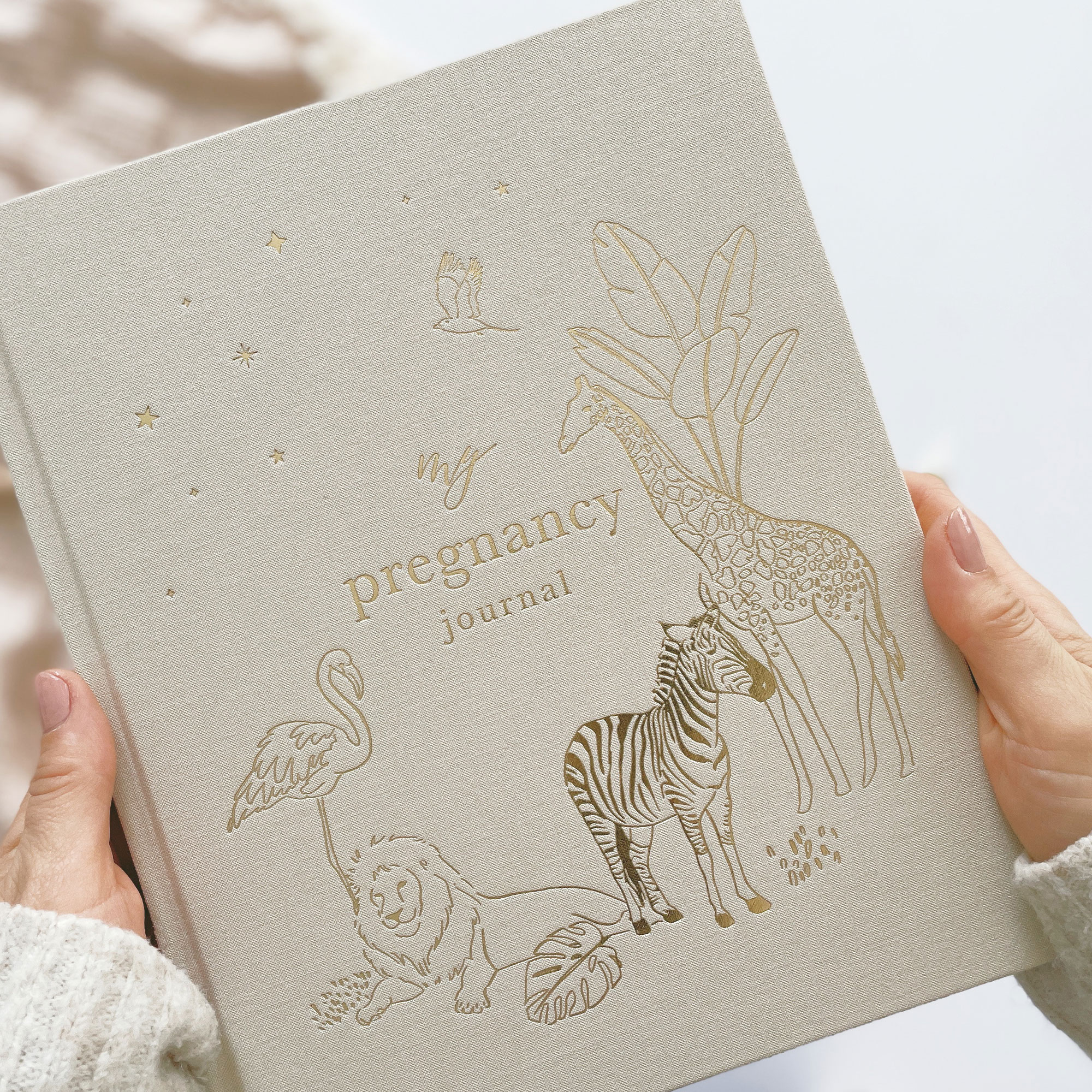 Blush & Gold Invulboek My Pregnancy Journal - Safari - Afbeelding 2