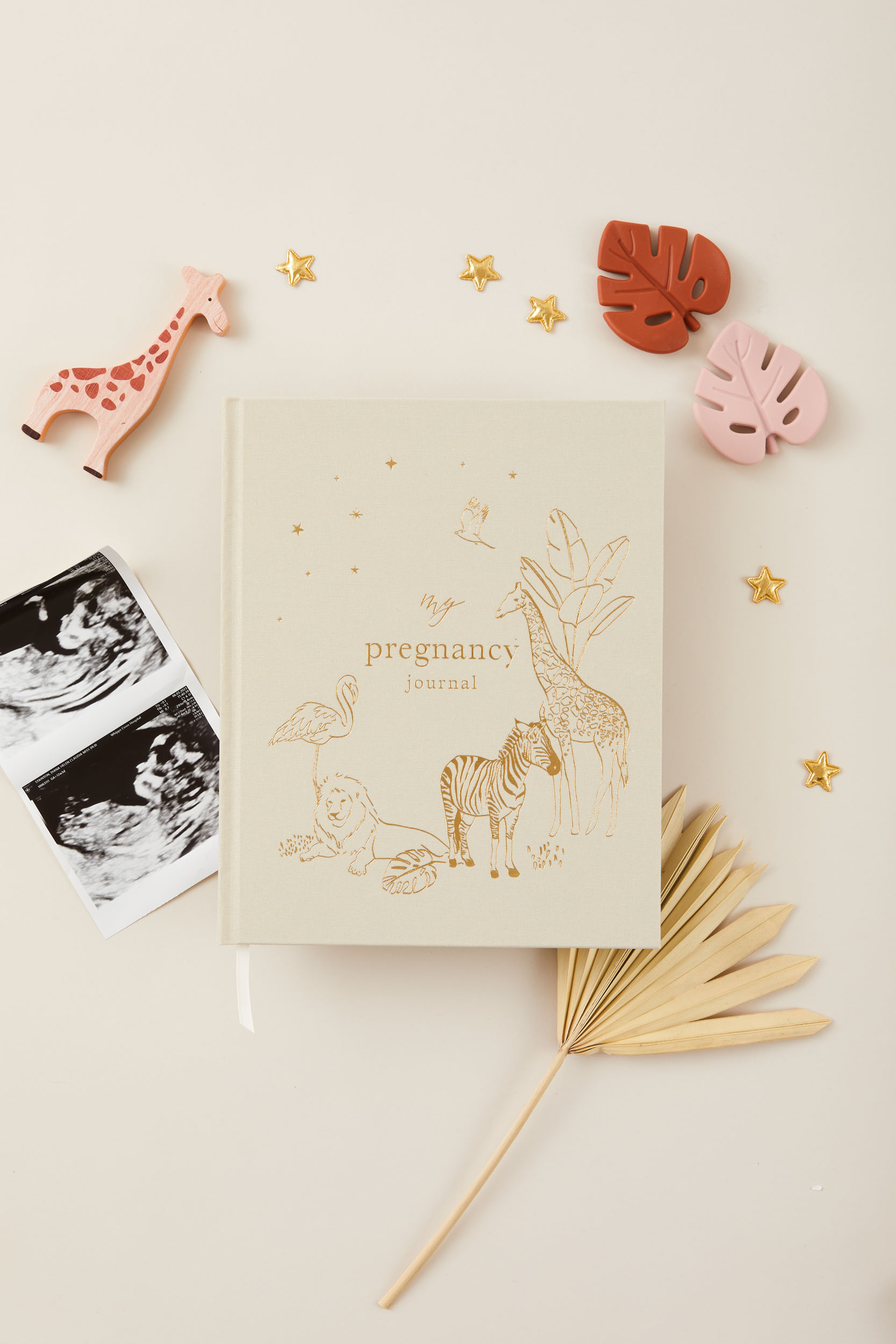 Blush & Gold Invulboek My Pregnancy Journal - Safari