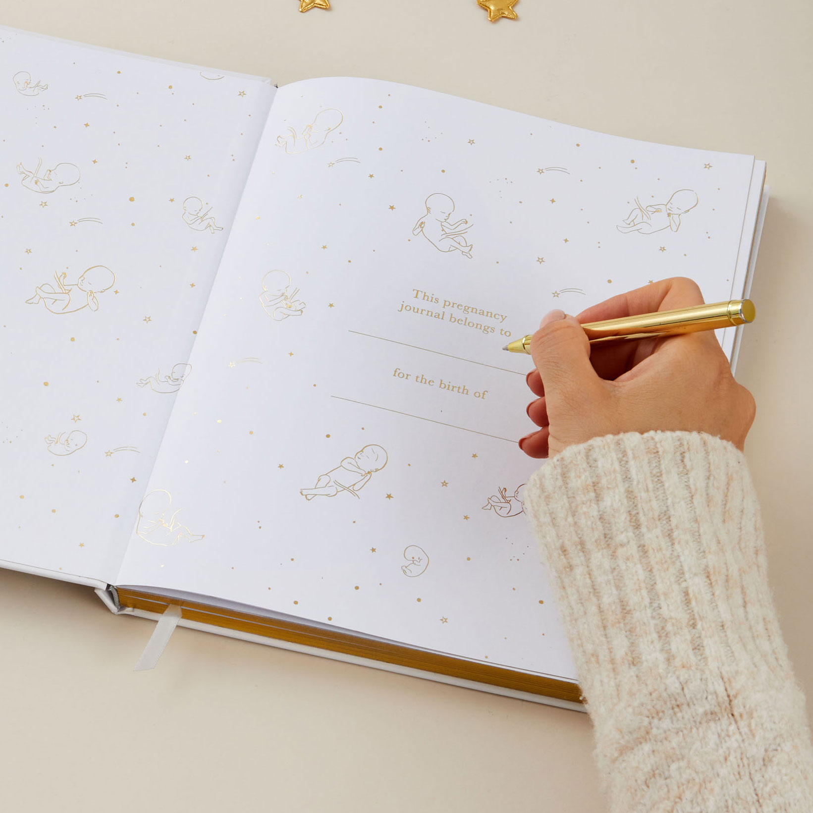Blush & Gold Invulboek My Pregnancy Journal - Safari - Afbeelding 3