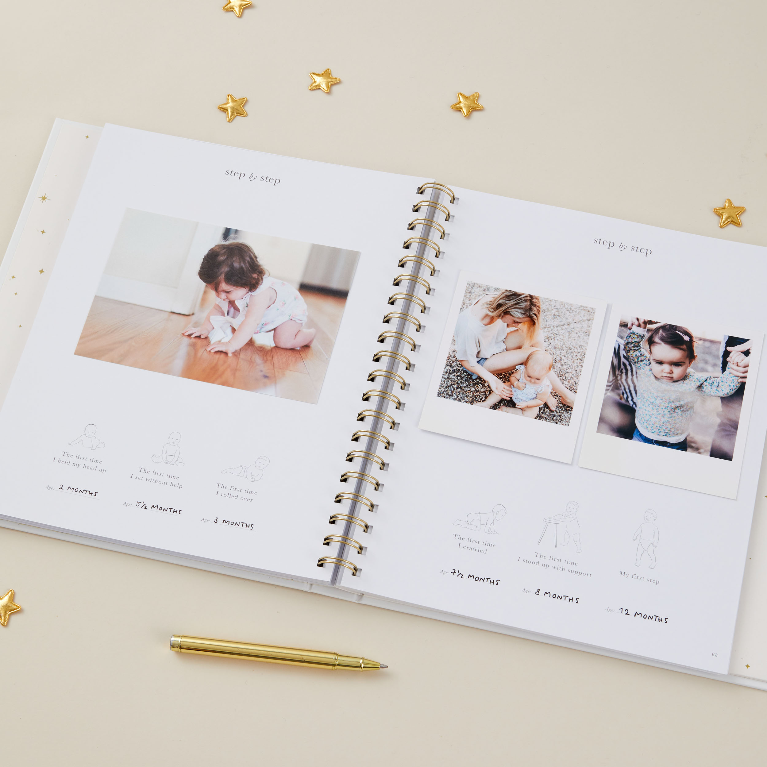 Blush & Gold Invulboek My Baby Book - Pearl - Afbeelding 9